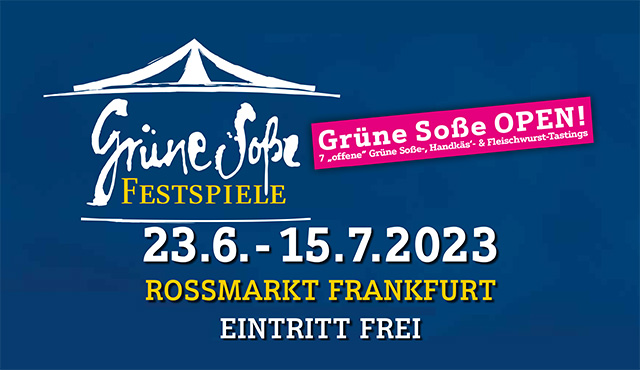 Grüne Soße Festspiele 2023 auf dem Roßmarkt